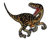 Patch Animals Striped Velociraptor Iron On Gifts New Licensed p 3986