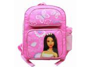 Medium Backpack Barbie w Water Bottle Butterfly New School Bag 31064