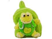 Small Backpack Pecoware Frog Soft Plush Doll Kids B022FR