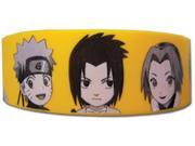 Wristband Naruto Shippuden SD Team 7 Naruto Sasuke Sakura PVC ge54112