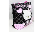 Tote Bag Hello Kitty Black Heart Checker New Gifts Girls Hand Purse 81587