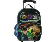 Large Rolling Backpack Ben 10 Alien Force School Bag New 500870