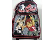 Large Rolling Backpack Go Diego Go Red Black School Bag New 810556