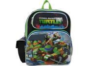 Small Backpack Teenage Mutant Ninja Turtles Green Black New 658748