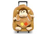 Rolling Backpack Pecoware Monkey w Removable Roller Plush Doll B001MK