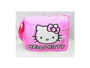 Messenger Bag Hello Kitty Big Head Pink Star New School Book Bag 81402