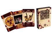 Playing Card Zombies Zombie Survival 2 Poker Licensed Gifts Toys 52257