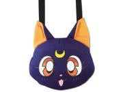 Plush Bag Sailor Moon New Luna Head Anime Licensed ge11971