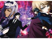 Wall Scroll Black Butler 2 Group Web Fabric Poster New Licensed ge84030