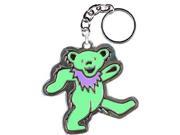Key Chain Grateful Dead Purple Green Bear New Gifts Toys k 2733 e