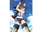 Fabric Poster Strike Witches New Yoshika and Rifle Wall Scroll ge77586