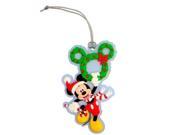 PVC Key Chain Disney Mickey Mouse Wreath Soft Touch 24883