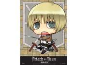 Wall Scroll Attack on Titan SD Chibi Armin New Fabric Poster Anime ge60567