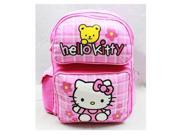 Medium Backpack Hello Kitty Teddy Bear New School Bag Book Girls 81608