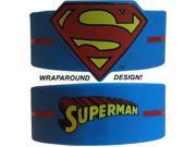 Wristband DC Comic Superman Logo Blue Rubber PVC Gifts Toys rwb dc 0001