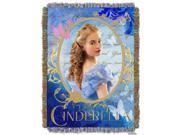 Tapestry Throw Disney Cinderella Movie Woven Blanket New 277885