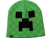 Beanie Minecraft Creeper Face Green S M New Hat Cap Licensed j3380 m