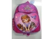 Small Backpack Sofia The First Princess w Rabbit 12 School Bag Girls 634766
