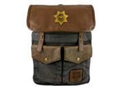 Backpack The Walking Dead Rick s Sheriff Black New Toys Licensed TWD L123