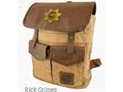 Backpack The Walking Dead Rick s Sheriff Brown New Toys Licensed TWD L107