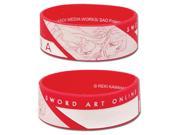 Wristband Sword Art Online New Asuna Red White Anime Licensed ge54205