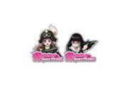 Pin Set Guilty Crown Mirika Chiaki Set of 2 Anime Gifts Licensed ge50040