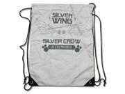 String Backpack Accel World New Silver Crow Wings Draw Sling Bag ge11511