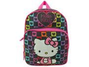 Mini Backpack Hello Kitty Heart Box Pattern 10 New School Bag 822924