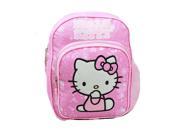 Mini Backpack Hello Kitty w Flowers Pink 10 New 811102