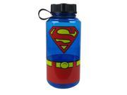 Tritan Plastic Water Bottle DC Comic Superman Uniform 33.8oz sp0119