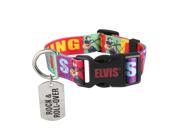 Pets Supply Dog Collar Elvis The King XL 21 36 New Toys Licensed E124