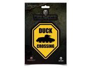 Sticker World of Tanks Duck Crossing Logo Sign New Toys Gifts Licensed j3947