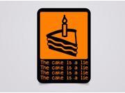 Sticker Portal 2 The cake is a lie New Toys Gifts Licensed j1153