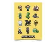 Poster Minecraft Creatures Monster New Toys Gifts Game Licensed j4637