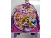 Small Rolling Backpack Disney Princess Lovely and Sweet New Bag 629250
