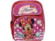 Medium Backpack Disney Minnie Mouse 14 w Ears New 052453