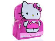 Small Backpack Hello Kitty Pink Face School Bag New 054785