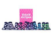 Socks Trumpette Dots Stripes Baby Accessories Rattle 0 12 Medium