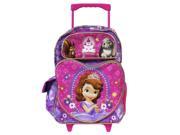Large Rolling Backpack Disney Sofia the First Bunny Hug New 636029