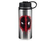 Stainless Steel Water Bottle Marvel Deadpool 18oz New Licensed 26209