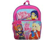 Backpack Super Hero Girls Pink 16 New SUPERG