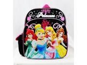 Mini Backpack Disney 4 Princess Rose Bag Black School Bag New A05930