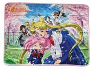 Blanket Sailor Moon R New Group Uniform Sublimation Fleece Throw ge57708