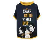 Pets Supply Dog T Shirt Elvis Shake Rattle and Roll Tee S E164