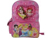 Backpack Disney Princess Large 16 Girls School Bag New 608859
