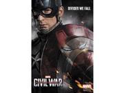 Sticker Captain America Civil War Divided We Fall New Toys s mvl 0074