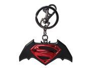 Metal Key Chain Superman v Batman Logo Colored New Toys Licensed 45421
