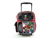Small Rolling Backpack Nintendo Super Mario Power Players New Bag 076966