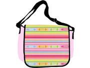 Messenger Bag Tootsie Roll Pink Striped School Bag New Gifts tr8101