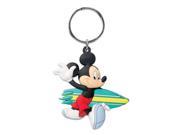 PVC Key Chain Surfing Mickey A Soft Touch New Licensed 85161